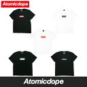 Atomicdope Box Logo Tシャツ ボックスロゴ 半袖 Tee アトミックドープ