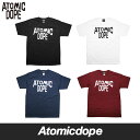 【Atomicdope】ATOMIC DOPE CITY Tee Black White NavyBlue Burgundy Tシャツ ブラック ホワイト ネイビーブルー バーガンディー アトミックドープ