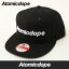 【送料無料】【Atomicdope】Logo New Era Snapback cap Black スナップバックキャップ 帽子 黒 アトミックドープ フリーサイズ