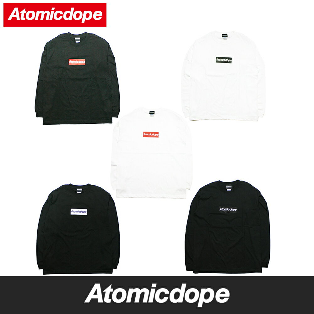 Atomicdope Box Logo T OX[u TVc {bNXS  Long Sleeve Tee Ag~bNh[v