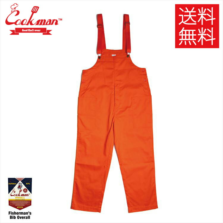 yzCOOKMAN Fisherman's Bib Orange I[o[I[ IW n Overall NbN} Y fB[X j  NbN} Y fB[X j  unisex jZbNX