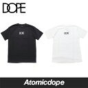 DOPE Classic Small Logo Tシャツ 黒 白 Tee Black White ドープ