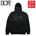 【送料無料】DOPE CLASSIC GROSS LOGO プルオーバーフーディー パーカー ブラック/グロス 黒 HOODIE Black ドープ