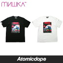 【送料無料】MISHKA UNIVERSAL GUIDE Tシャツ ブラック ホワイト 半袖 MSS200077M80 TEE Black White ミシカ(4)