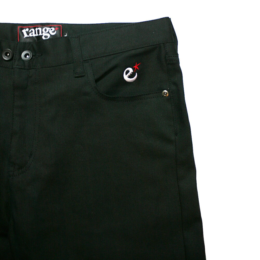【送料無料】【range】denim pants Black デニム パンツ 黒 レンジ