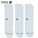 STANCE ICON 3 PACK \bNX3Zbg zCg C  SOCKS White X^X