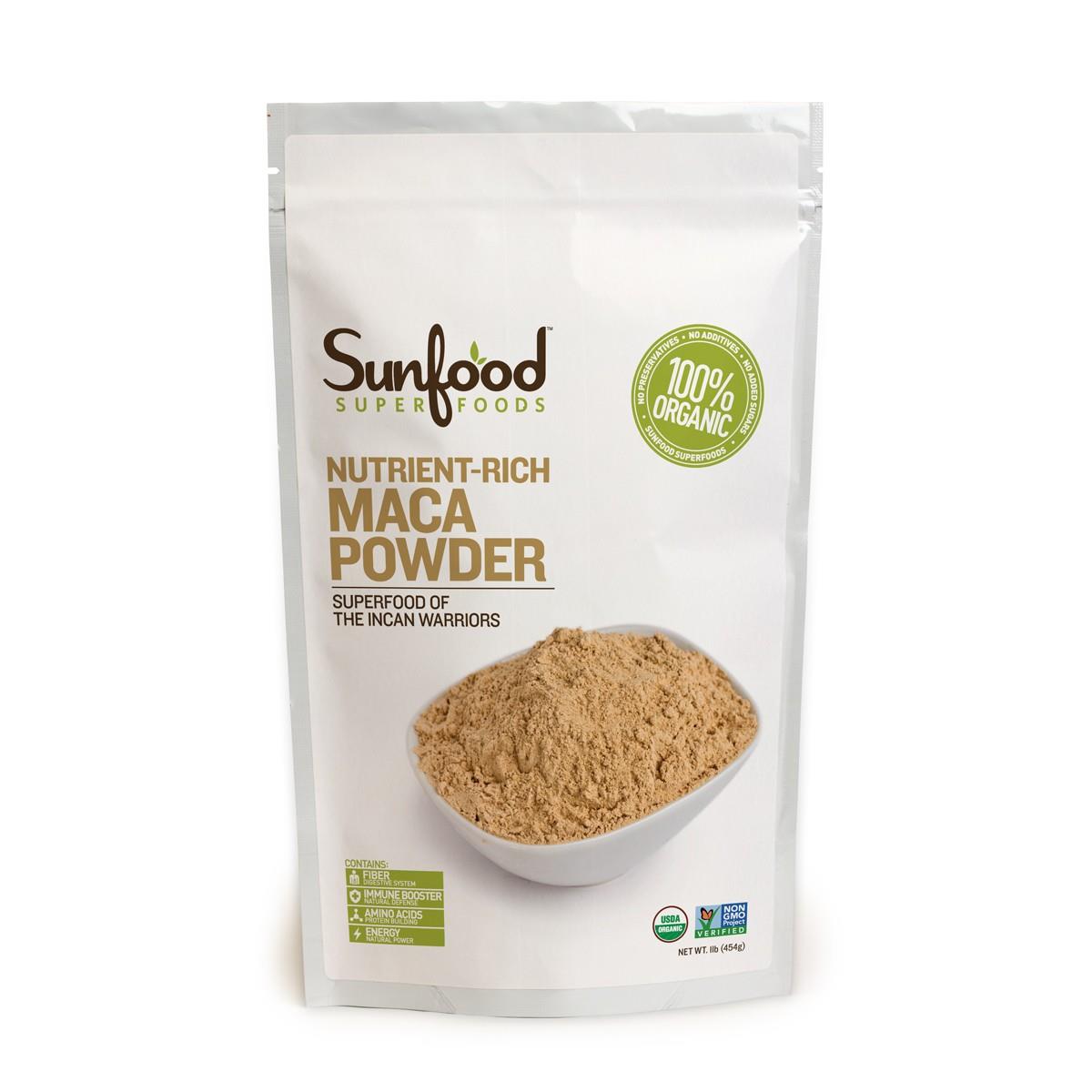サンフード マカパウダー ロウ 1lb (454 g) Sunfood Maca Powder Raw