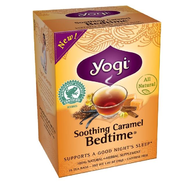 ヨギティー ハーブティー Yogi Tea ヨギティー スージングキャラメル ベッドタイム 16袋入 Soothing Caramel Bedtime