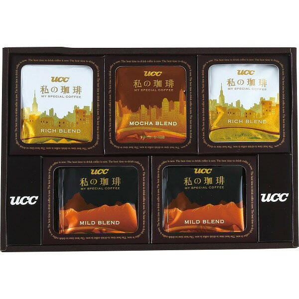 商品詳細商品名UCC　私の珈琲ギフト商品番号r26-7580-020メーカー品番OZ―BU内容●ワンドリップコーヒー　UCC私の珈琲モカブレンド7g×4、UCC私の珈琲マイルドブレンド・UCC私の珈琲リッチブレンド各7g×8アレルギーなし配送区分常温原産国梱包形態化粧箱入箱サイズ：35×25.5×4.9cm名入れ区分名入れなし賞味期限（製造日より330日）※出荷時、残り165日以上の商品をお届けします。大量注文・法人ギフトなどもお気軽にご連絡ください。結婚内祝い 出産内祝い 快気内祝い 御歳暮・お中元・卒業記念品 定年退職 記念品 永年勤続 長寿 福祉大会受賞 創業周年記念品 退職 プレゼン大会 卒業記念品 卒園 卒団 出産祝い ベビーギフト 快気祝いブライダル 引出物 結婚祝い 入学祝い 進学祝い 卒業祝い 就職祝い 卒業記念品 新築祝い 母の日 父の日 敬老の日 プレゼント お祝い お返し 贈答品 景品 記念品 粗品 ゴルフコンペ お歳暮・御中元等