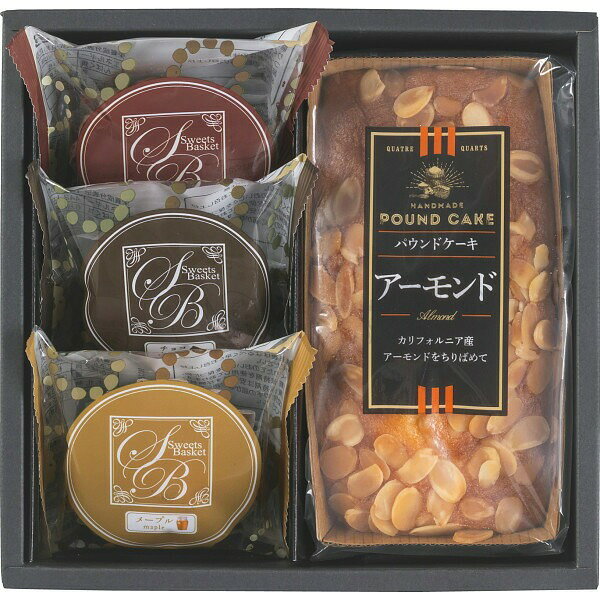 商品詳細商品名スイートバスケットケーキ・焼き菓子セット商品番号r26-2862-019メーカー品番FT－AE内容●アーモンドケーキ×1、マドレーヌ（アップル・メープル・チョコ）×各1アレルギー●卵 ●乳成分 ●小麦 ●アーモンド ●大豆 ●りんご配送区分常温原産国日本梱包形態化粧箱入箱サイズ：20.5×20×6cm名入れ区分名入れなし賞味期限（製造日より140日）※出荷時、残り70日以上の商品をお届けします。大量注文・法人ギフトなどもお気軽にご連絡ください。結婚内祝い 出産内祝い 快気内祝い 御歳暮・お中元・卒業記念品 定年退職 記念品 永年勤続 長寿 福祉大会受賞 創業周年記念品 退職 プレゼン大会 卒業記念品 卒園 卒団 出産祝い ベビーギフト 快気祝いブライダル 引出物 結婚祝い 入学祝い 進学祝い 卒業祝い 就職祝い 卒業記念品 新築祝い 母の日 父の日 敬老の日 プレゼント お祝い お返し 贈答品 景品 記念品 粗品 ゴルフコンペ お歳暮・御中元等