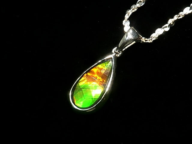 乐天商城 - アンモライトシルバーネックレス（シルバー925使用）