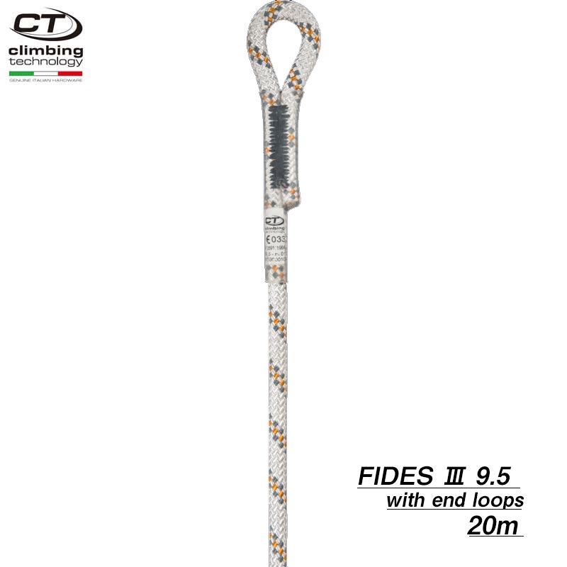 饤ߥ󥰥ƥΥ(climbingtechnology) TEUFELBERGER(ȥե٥륬) ֥եǥIII 9.5mm20m (2)ɥ롼ա FIDES 9.5mm 7W15900020AA