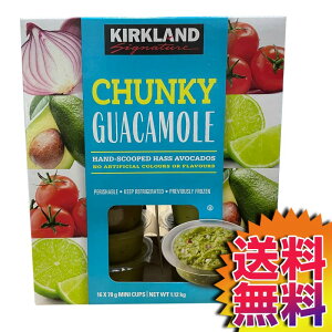 【送料無料】COSTCO コストコ 通販 【冷蔵便】 KIRKLAND カークランド ワカモレ CHUNKY GUACAMOLE アボカドディップ 70g×16個 【ITEM/1410135】 | ハラペーニョ コリアンダー