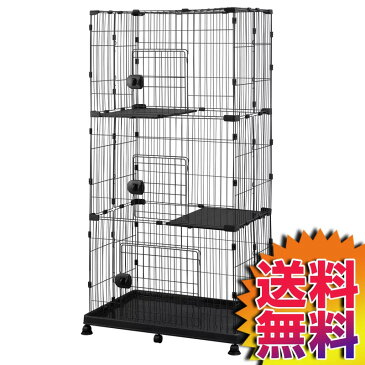 【送料無料】COSTCO コストコ 通販 猫 ペット用 ケージ 3段 3色 【ITEM/47614】 | キャットハウス 三階建て