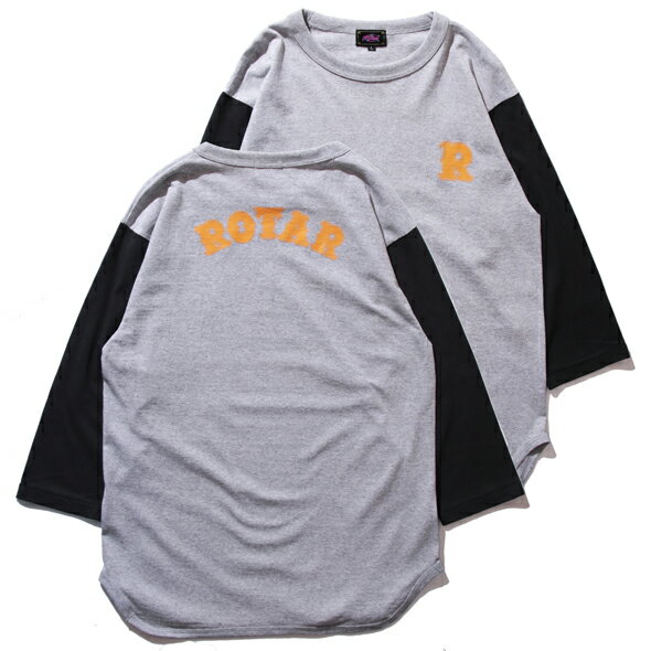 (ローター) ROTAR Base Ball LOGO BB Tee ベースボール ロゴ 七分袖 rt2147606