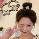 ヘアゴム クリア　キャンディ リボン クマ 熊ヘアアクセサリー ヘアアクセ 髪留め ヘアアレンジ パッチンどめ パッチン留め 大人 子供 キッズ 女の子 型 前髪 留め シンプル かわいい 可愛い おしゃれ カジュアル