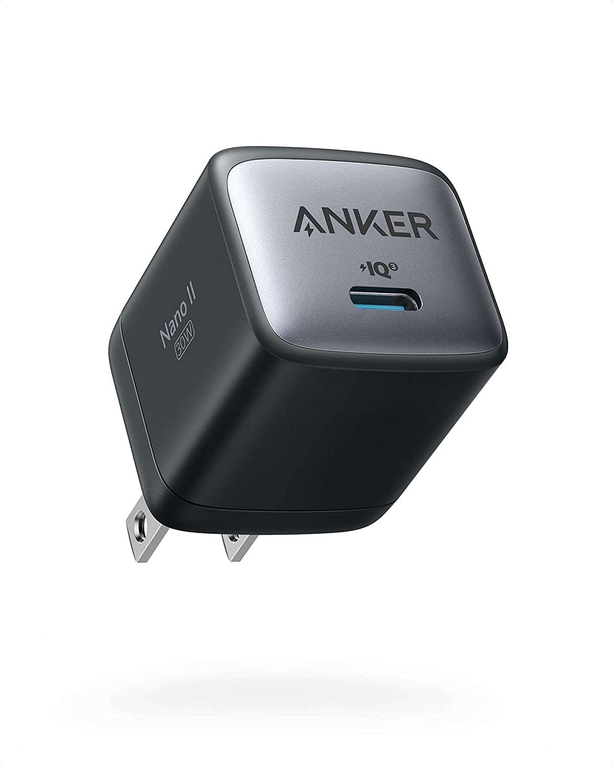 超コンパクト急速充電器 Anker Nano II 30W (PD 充電器 USB-C) 【独自技術Anker GaN II採用/PD対応/PSE技術基準適合 】MacBook PD対応 Windows PC iPad iPhone Galaxy Android スマートフォン ノートPC 各種 その他機器対応