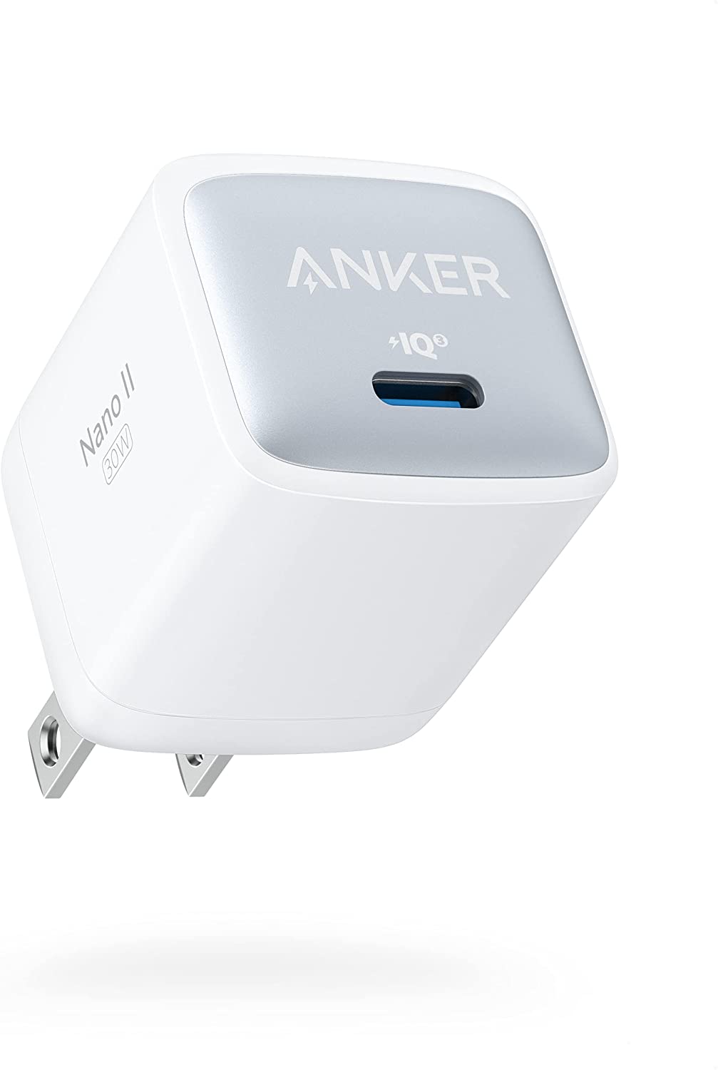 超コンパクト急速充電器 Anker Nano II 30W (PD 充電器 USB-C) 【独自技術Anker GaN II採用/PD対応/PSE技術基準適合 】MacBook PD対応 Windows PC iPad iPhone Galaxy Android スマートフォン ノートPC 各種 その他機器対応