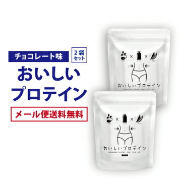 おいしいプロテイン 2個セット タンパク質 大豆 おからパウダー おすすめ ダイエット 女性 プロテインダイエット ホエイ ソイ マルチ ファスティング 運動 ジム ワークアウト チョコレート味 ビタミンB類 葉酸 カルシウム 酵母 食物繊維 ssサーチ