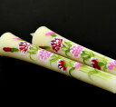 【越後花ろうそく】手描き絵ろうそく「カーネーション 」10cm2本入り3個までネコポスOK 和蝋燭 進物 お彼岸 お盆 母の日参り 絵蝋燭 絵ローソク 進物 お...