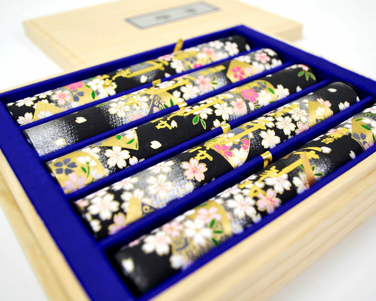 【コンパクト】【25-3】【奥野晴明堂】千年桜 短寸細筒5本入桐箱コンパクト【お盆】【御供】【進物】【お彼岸】【伝統】【沈香】【香り】【線香】【お線香】【ご贈答...