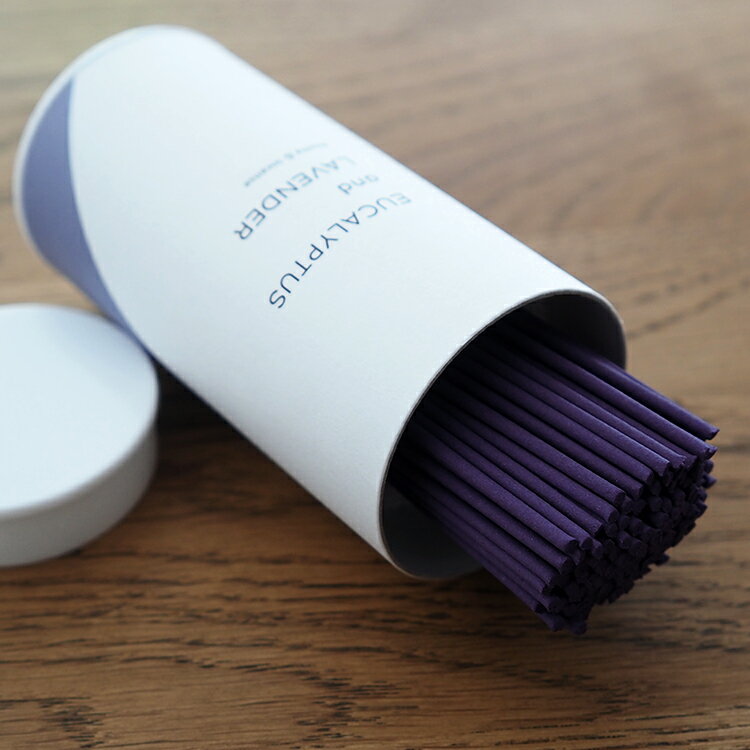 カメヤマ 香る線香［ユーカリ＆ラベンダー］ 室内香 ルームフレグランス インセンス 香り着替える 新習慣 ユーカリ ラベンダー お香タイプ フレグランス しっかり香る ギフト インテリア お香 室内香 INCENSE【母の日ギフト】 2