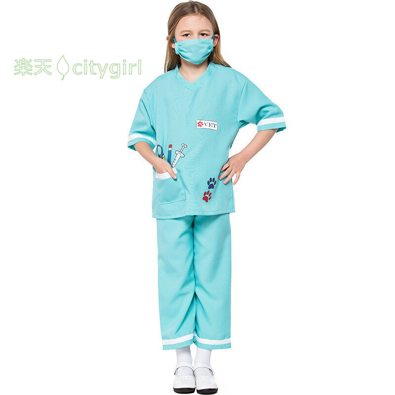 樂天商城 - 【CityGirl】コスプレ衣装 ハロウィン コスチューム Halloween コスプレ 衣装 仮装 ハロウィン 衣装 子供用 文化祭 忘年会 ナース 護婦医者 学園祭 児童コスプレ服
