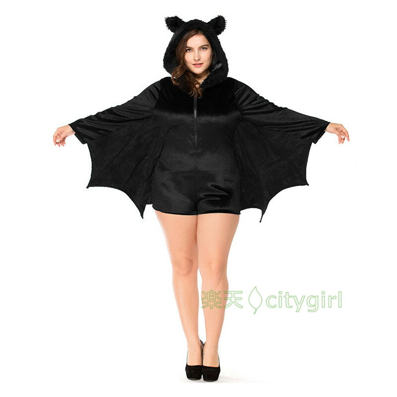 樂天商城 - 【CityGirl】ハロウィン 舞台衣装 コスチューム コスプレ 衣装 仮装 Halloween 演出服 ハロウィン 衣装 大人用文化祭 忘年会 童話 動物服 コスプレ衣装 かわいい　コウモリ　レディース