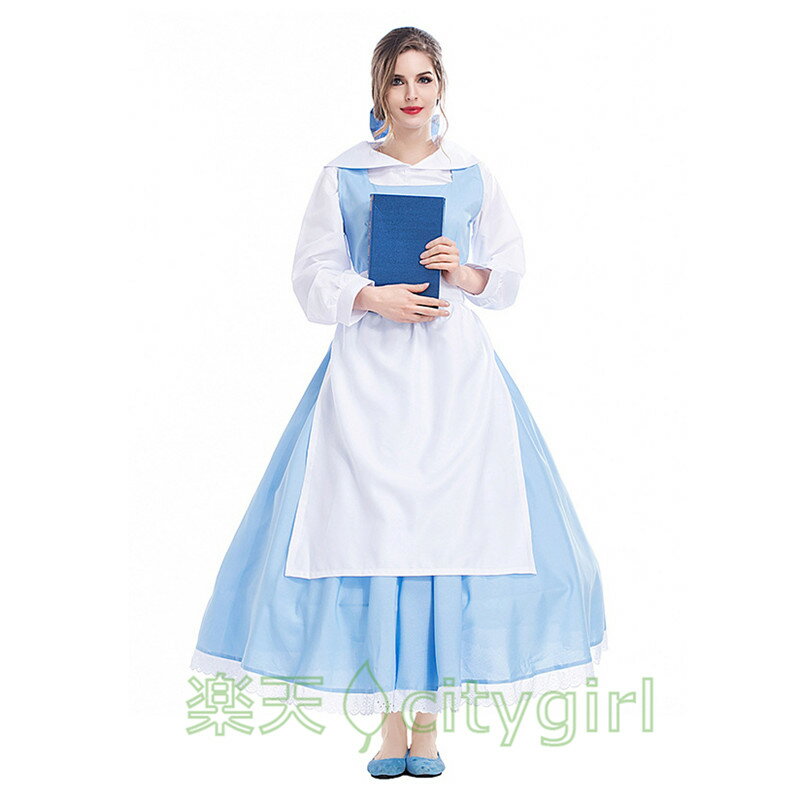 樂天商城 - 【CityGirl】ハロウィン メイド 大人用 パーティー 舞台劇 コスチューム コスプレ衣装 Halloween コスプレ 衣装 仮装 文化祭 忘年会 舞台衣装 演出服 ワンピース 民族衣装余興 イベント