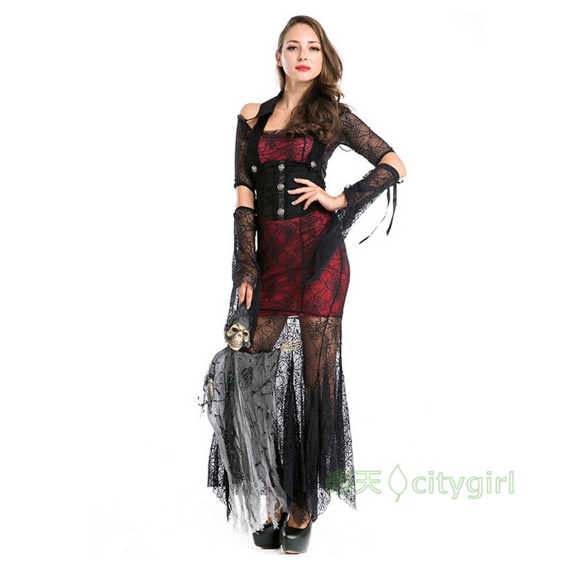 【CityGirl】ハロウィン 蜘蛛 大人用 舞台劇 コスチューム コスプレ衣装 Halloween コスプレ 衣装 仮装..