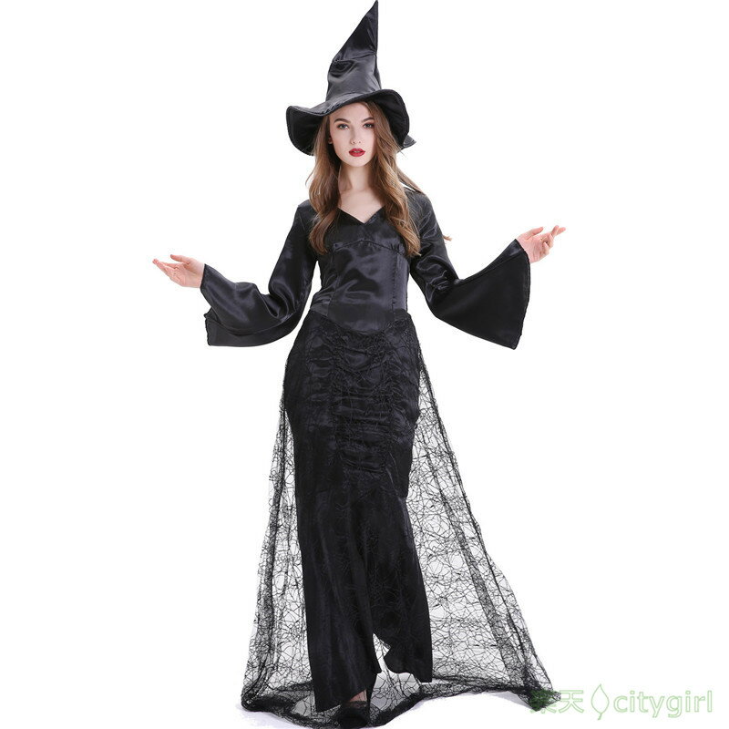 【CityGirl】ハロウィン ホラー 怖い 巫女 悪魔 悪魔 アニメ セクシー ワンピース イベントに大人気 舞台劇 大人用 コスチューム コスプレ衣装 仮装 文化祭 忘年会 舞台衣装 演出服 レディース パーティー用 女性用 欧米 cosplay