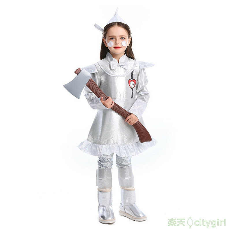 【CityGirl】ハロウィン コスプレ オズの魔法使い モテる 童話 ワンピース 民族衣装 舞台劇 子供用 おもしろ コスチューム かわいい 文化祭 忘年会 舞台衣装 演出服 レディース cosplay 女性用 コスプレ衣装 仮装画像