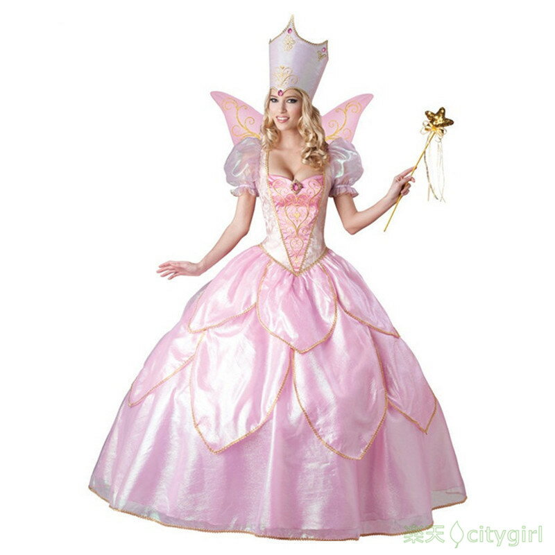 樂天商城 - 【CityGirl】ハロウィン コスプレ お姫様 可愛い姫 プリンセス 童話 舞台衣装 セクシー ワンピース 舞台劇 大人用 コスチューム コスプレ衣装 仮装 文化祭 忘年会 演出服 レディース パーティー用 女性用