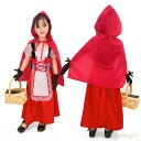 【CityGirl】ハロウィン コスプレ キャラクター レッド ワンピース 民族衣装 舞台劇 子供用 おもしろ コスチューム かわいい 文化祭 忘年会 舞台衣装 演出服 レディース cosplay 女性用 コスプレ衣装 仮装(3)