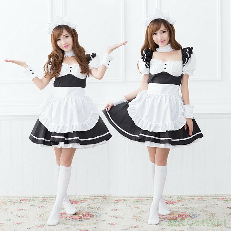 樂天商城 - 【CityGirl】ハロウィン エプロン メイド 仮装 女性 大人用 モテる ウェイトレス 制服 舞台劇 コスチューム コスプレ衣装 仮装 文化祭 忘年会 Halloween 舞台衣装 演出服 レディース 女性用 おもしろ イベントに大人気 かわいい 定番型メイド服