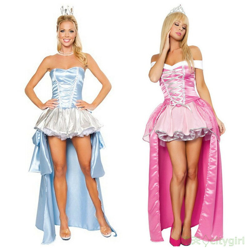 【CityGirl】ハロウィン コスプレ キャバドレス　プリンセス コスプレ モテる cosplay セクシー ワンピース カーニバル 大人用 おもしろ コスチューム 文化祭 忘年会 舞台衣装 演出服 レディース 女性用 コスプレ衣装 仮装 団体