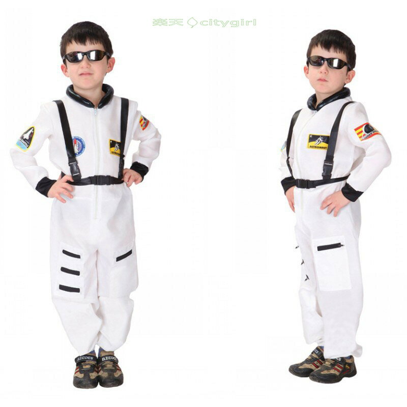 【CityGirl】ハロウィン コスプレ 宇宙服 宇宙飛行士　宇宙人 モテる 舞台劇 子供用 おもしろ マント コスチューム かわいい 文化祭 忘年会 舞台衣装 演出服 cosplay コスプレ衣装 男の子 仮装 キッズ グッズ