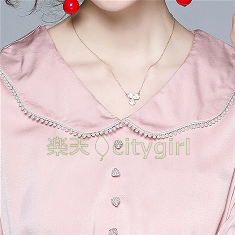 【CityGirl】レディース ワンピース 襟付 ボウタイ 膝下 ドレス プリーツスカート プリンセスドレス フィット 大人セクシー 長袖 着痩せ 体型カバー 女性 着回し ファンション フェミニン 上品 きれいめ 大きいサイズ ビジネス 春夏 秋 フォーマル OL