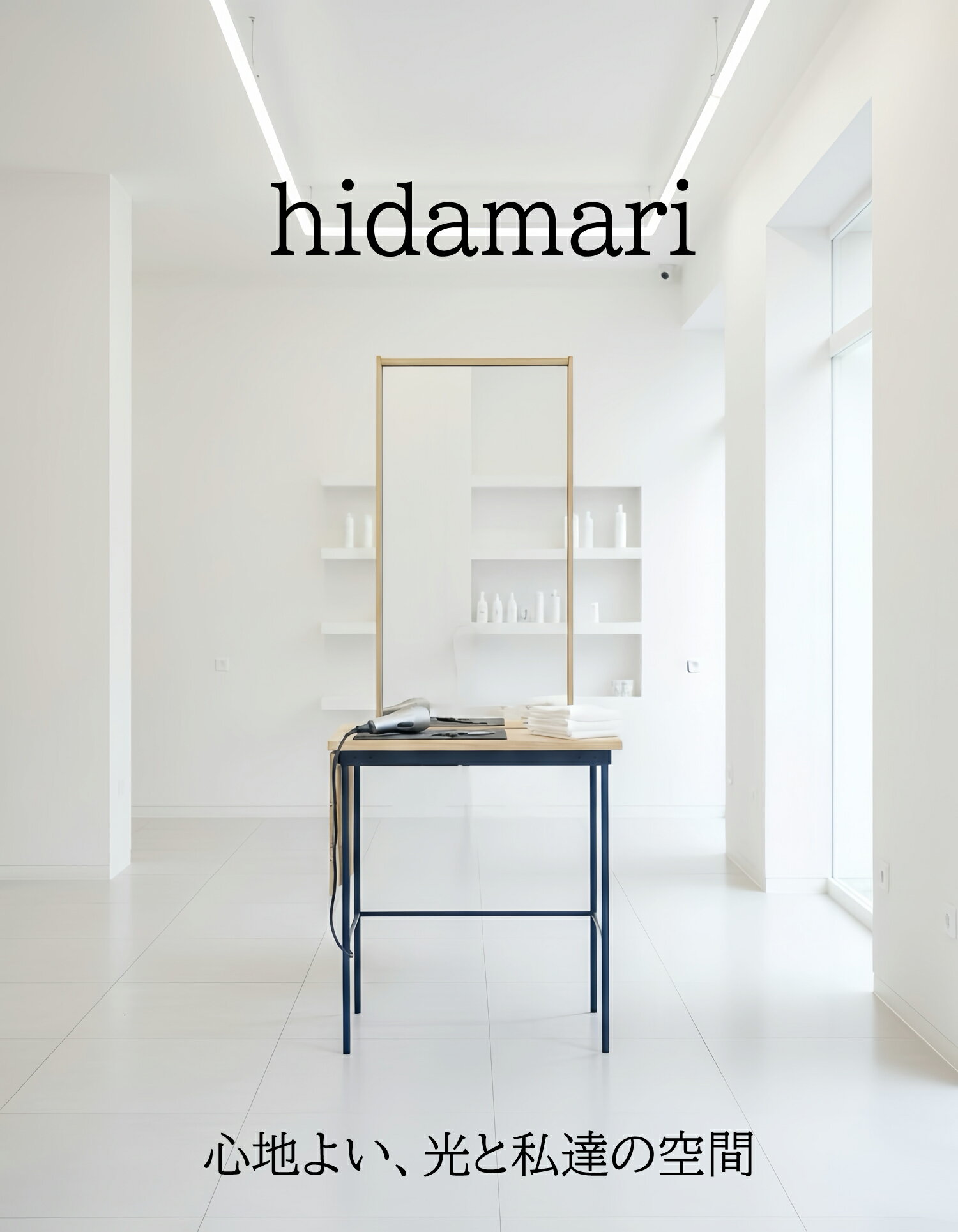 【送料開梱設置無料】セット面 ひだまり【セット面 美容院 サロン ドレッサー スタ...