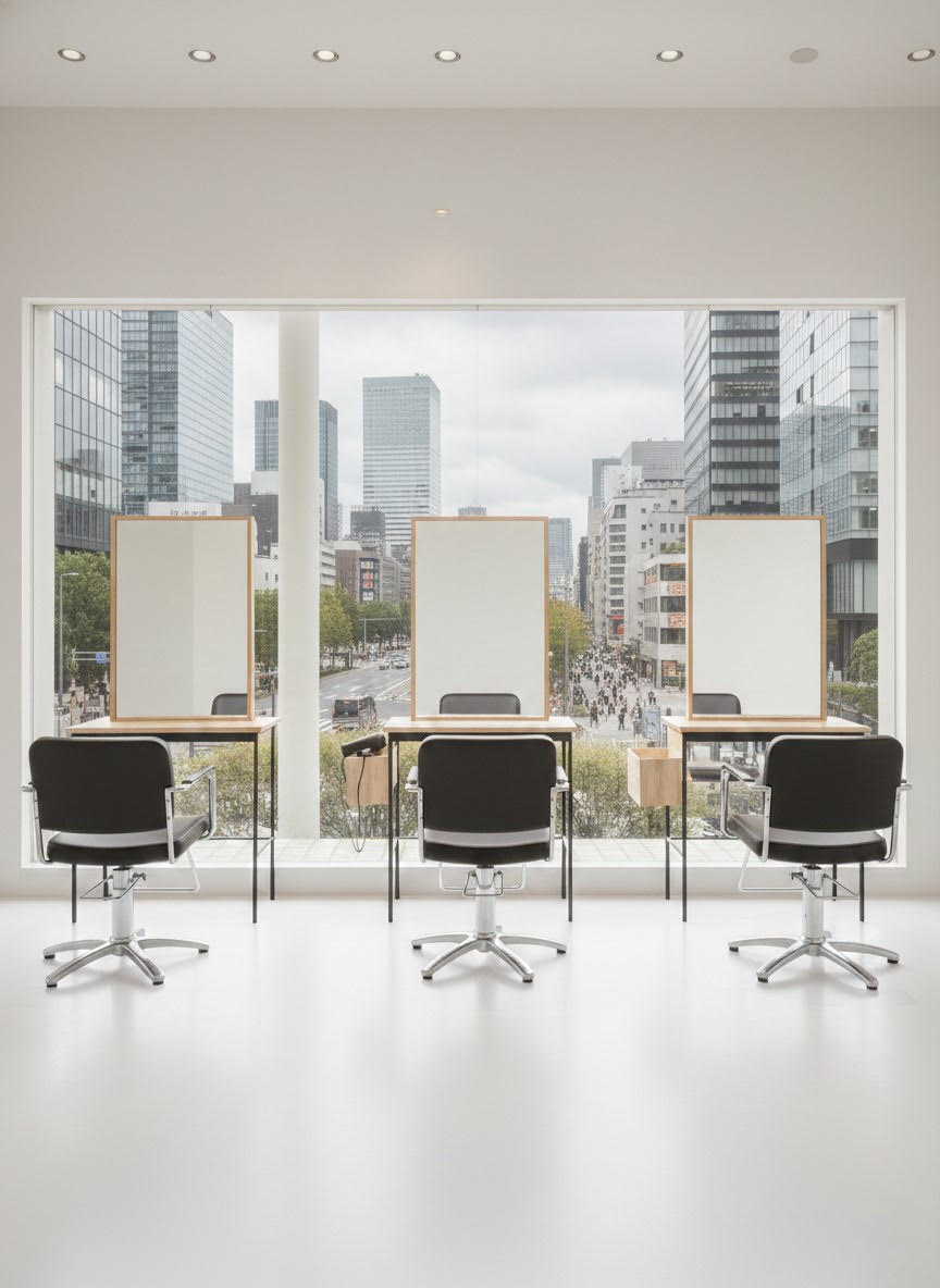 【送料開梱設置無料】セット面 ひだまり【セット面 美容院 サロン ドレッサー スタ...