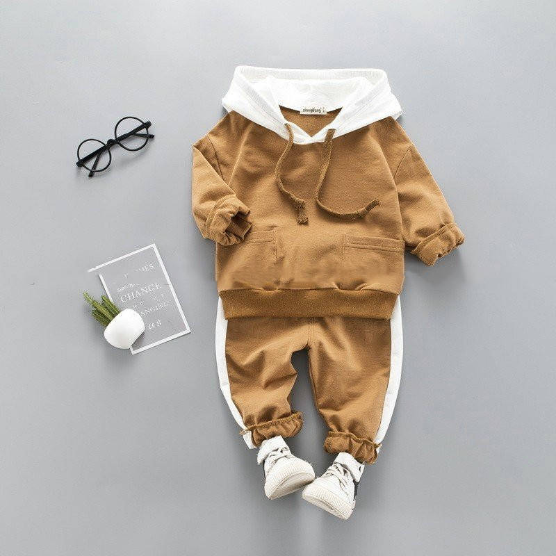 子供服 上下セット スウェット キッズ服 トレーナー フート付き セットアップ 男の...