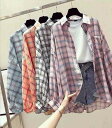 レディース チェックシャツ チェック レディース シャツ トップス 夏物 長袖シャツ チェック柄 UVカット 春物 冷房対策 シャツ