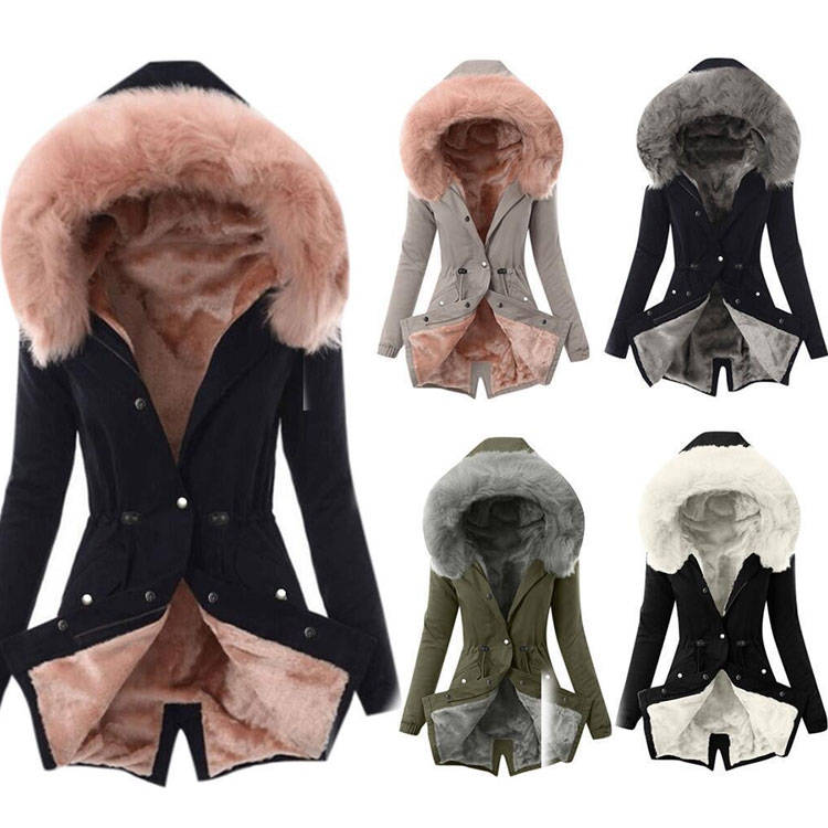 モッズコート レディース ロング コート ボアコート 長袖 ミリタリーコート ファー フード付き アウター 中綿 フェイクファー 裏ボア 裏起毛 もこもこ ふわふわ ボアジャケット ミドル丈 大きいサイズ 暖かい 防寒