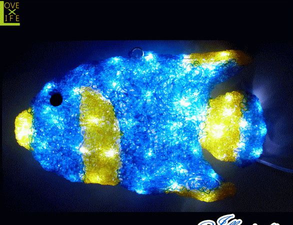 【LED】【3D】【モチーフ】【L3D(C)355】LED エンゼルフィッシュ【立体】【水族館】【シーアニマル】【..