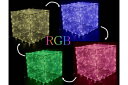 【LED】【無限変色】【WP】【RGB】LED クリスタルボックス【箱】【サイコロ】【スクエア】【四角】【正方形】【ボックス】【イルミネーション】【クリスタル】...