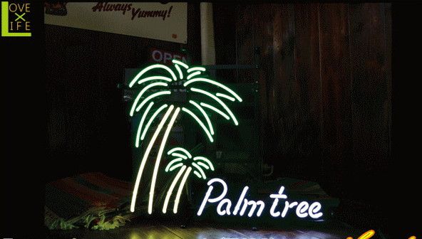 【アメリカン雑貨】ネオン サイン【PALM TREE】【アメリカ雑貨】【ネオンライト】【電飾】【BA