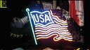 【アメリカン雑貨】ネオン サイン【USA FLAG】【アメリカ雑貨】【ネオンライト】【電飾】【BAR】【インテリア】【アメリカ】【USA】【おしゃれ】定番のアメ...