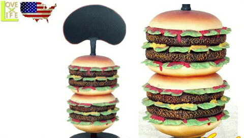 【アメリカン雑貨】【BIG SALES PROMOTION DOLL】ハンバーガー【HAMBURGER】【置物】【オブジェ】【大型商品】【人形】【アメリカ雑貨】【アメリカ】【USA】【かわいい】【おしゃれ】ドデカのドールでアイキャッチ 目立つならコレ 精巧な作りでグッド 目立ちます