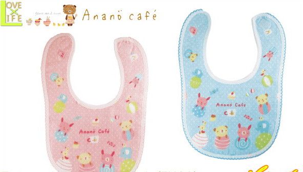 【日本製】【AC】【ピンク】【アナノカフェ】ベビーJOYガーゼスタイ【Anano Cafe】【涎掛け】【スタイ】【ギフト】【贈り物】【御返し】【赤ちゃん】【赤ん坊】【ベイビー】【ベビー】