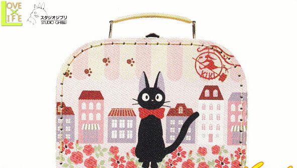 【スタジオジブリ】【魔女の宅急便】バッグ型箱【ジジ】【L】【道具箱】【箱】【ジブリ】【バッグ】【..